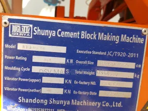 Concrete Block Making Machine Electric