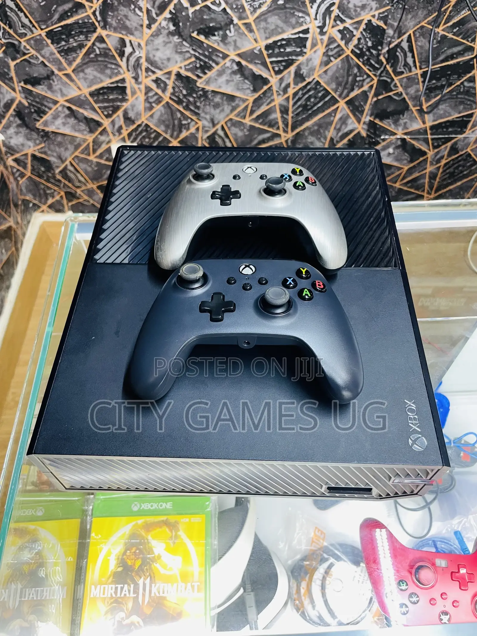 Xbox One Console With Games and Controllers