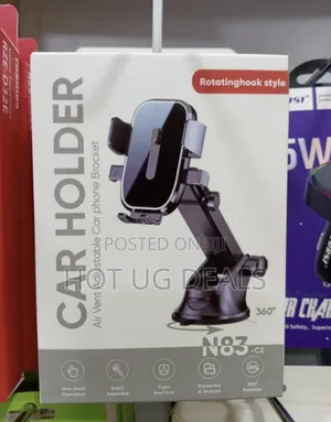 Mobile Car All Phone Holder - Black
