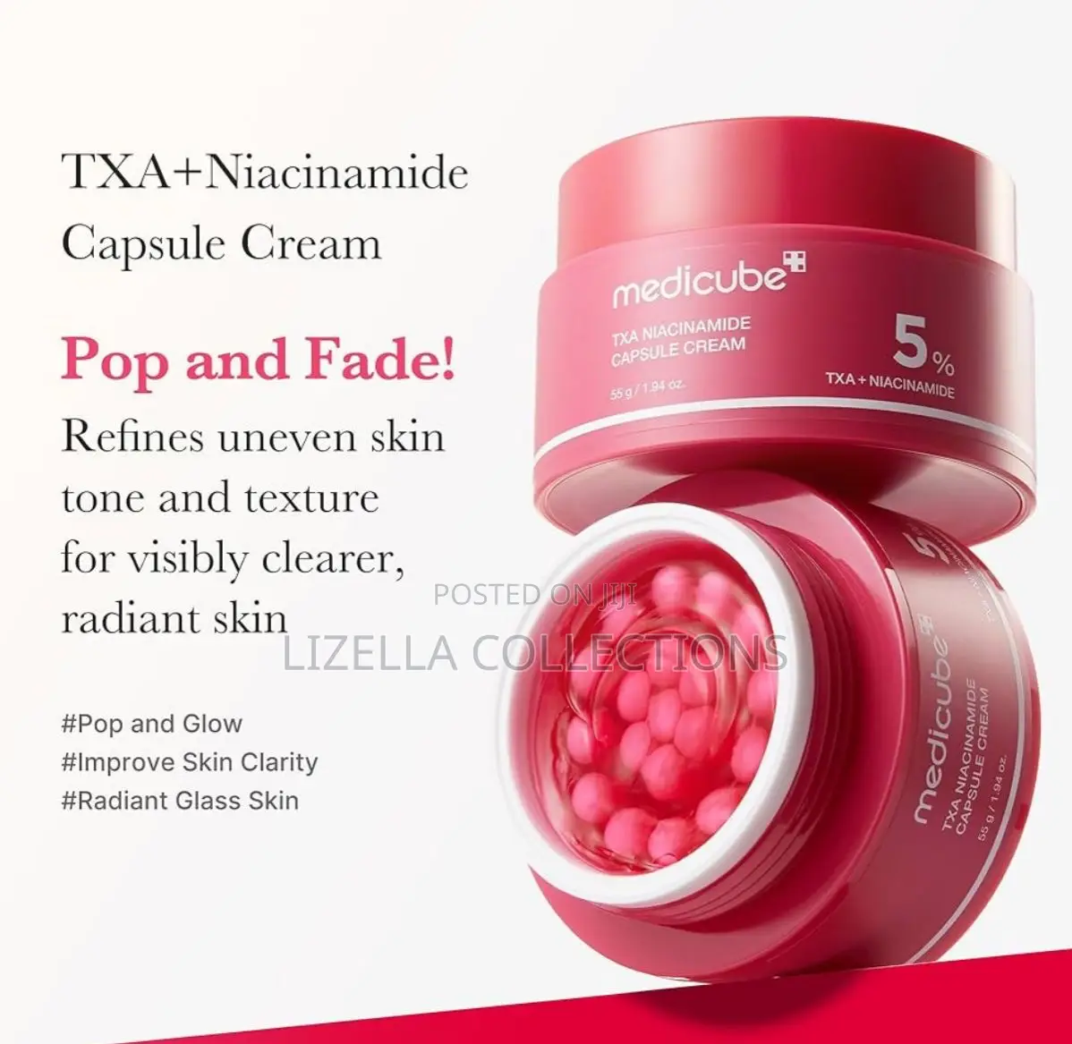 Medicube Txa + Niacinamide Capsule Cream 5% (Uneven Skin Ton