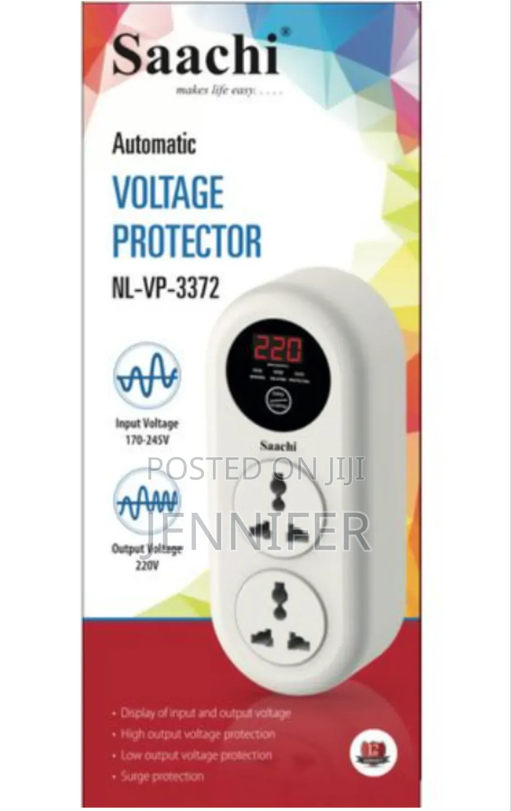 Saachi Automatic Voltage Protector