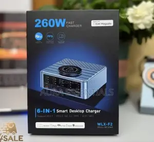 6 in 1 Smart Desktop Charger 260w