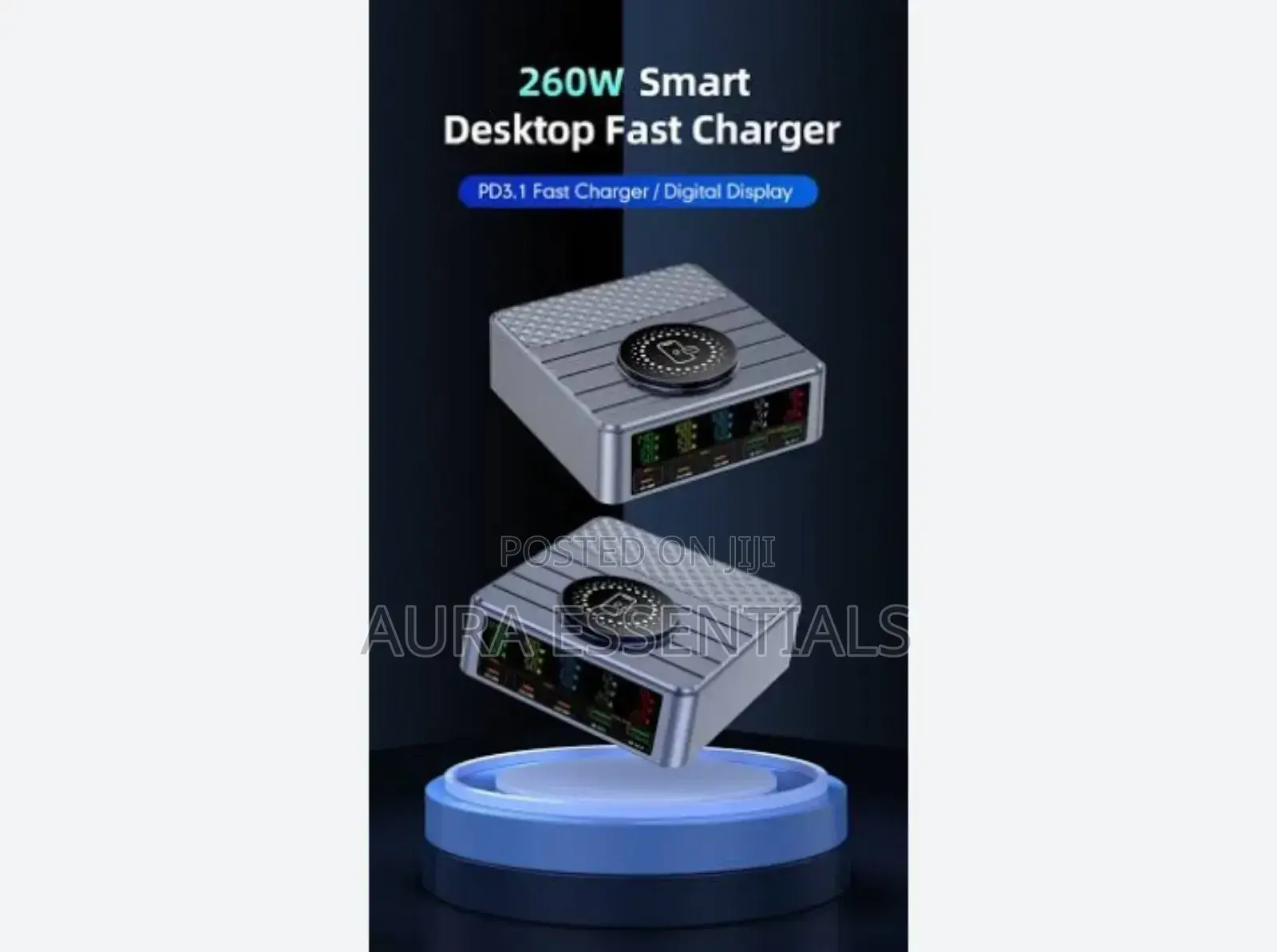 6 in 1 Smart Desktop Charger 260w