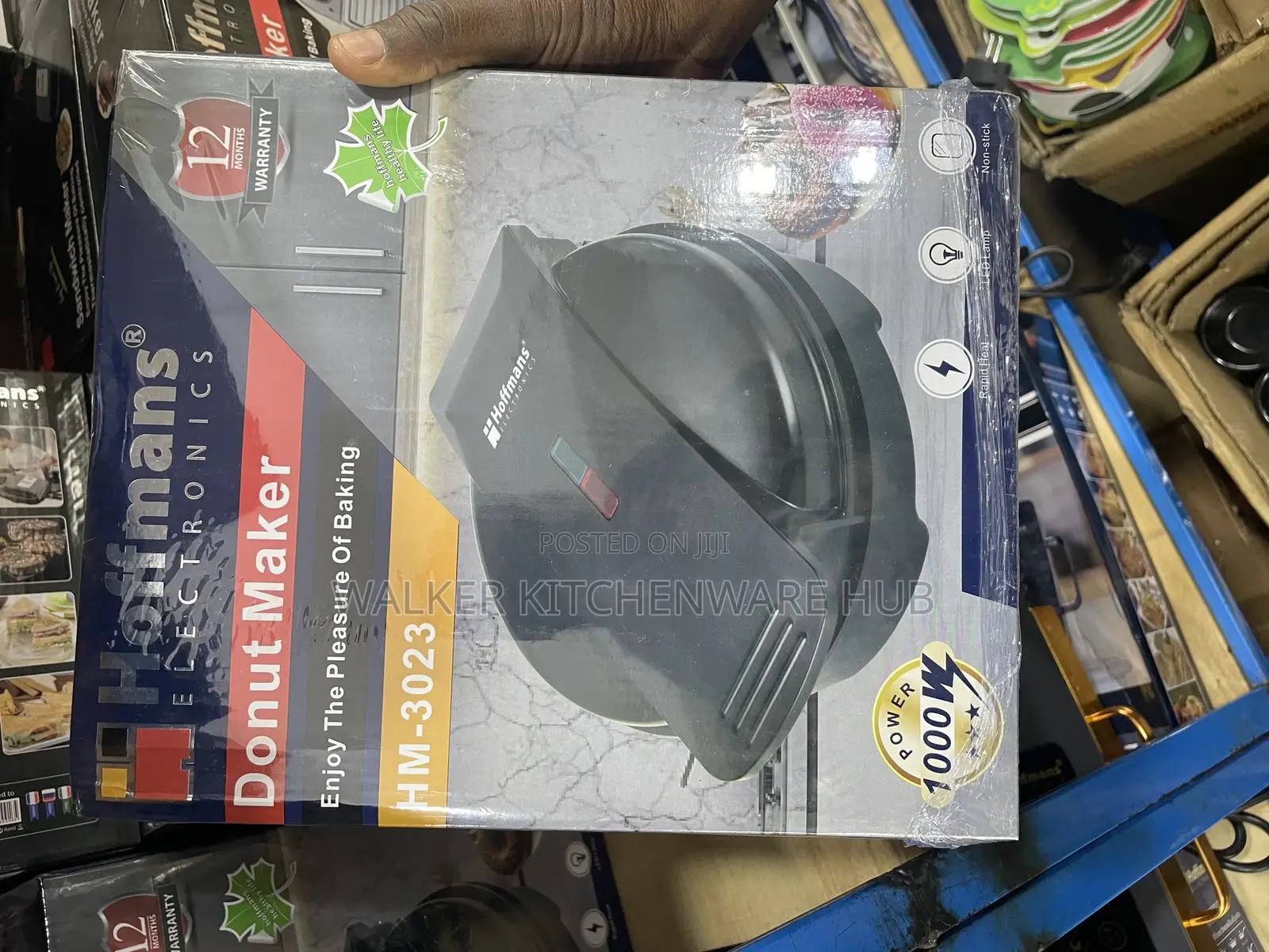 Hoffmans Donut Maker-Black