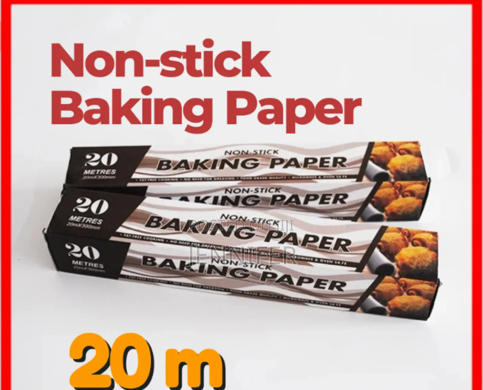 20 Meters Non Sticky Baking Paper