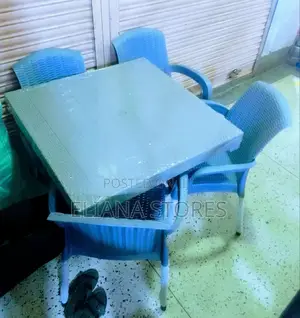 Hard Plastic Table Set 5 PCS