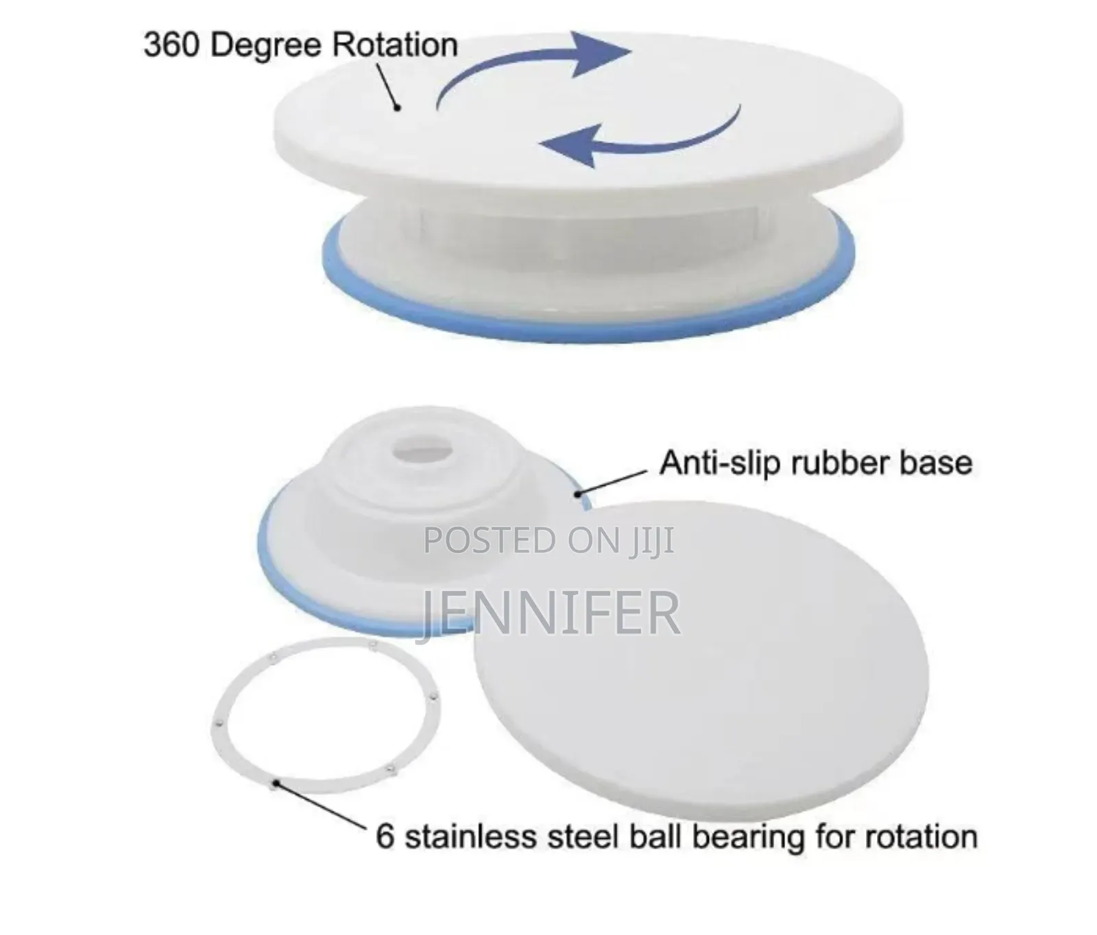 11 Inch Rotating Cake Turntable