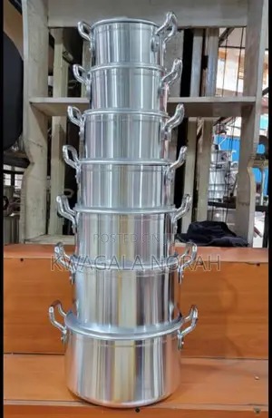 7 Pc Heavy Stainless Steel Serving Dishes