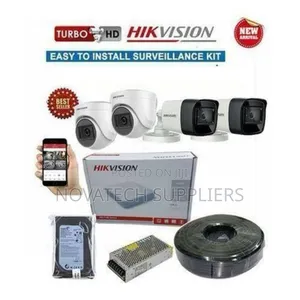 4 Channel Hik Vision 2mp CCTV Camera System Kit Zino