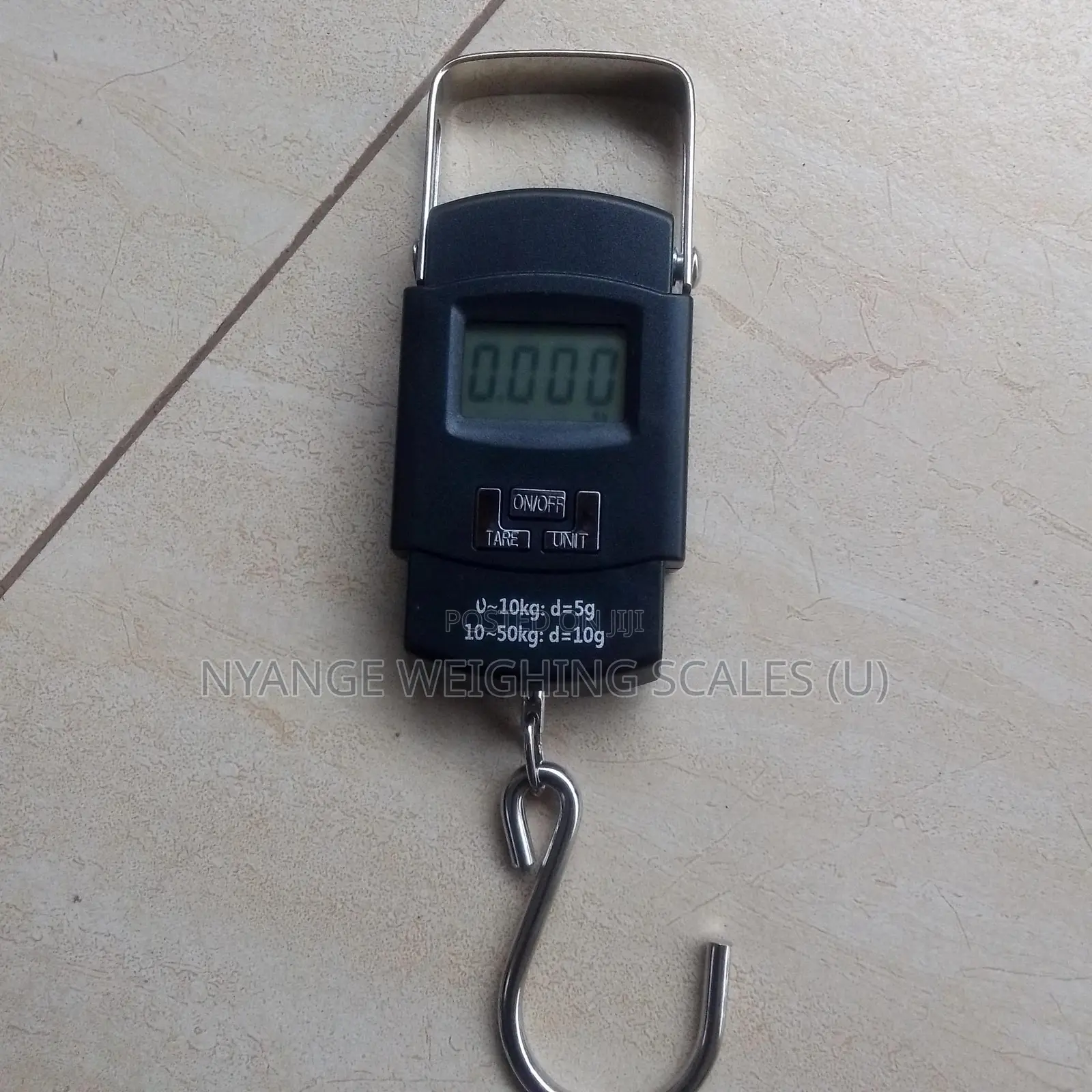 LCD Digital Luggage Scale 50kg Hanging Portable Scales