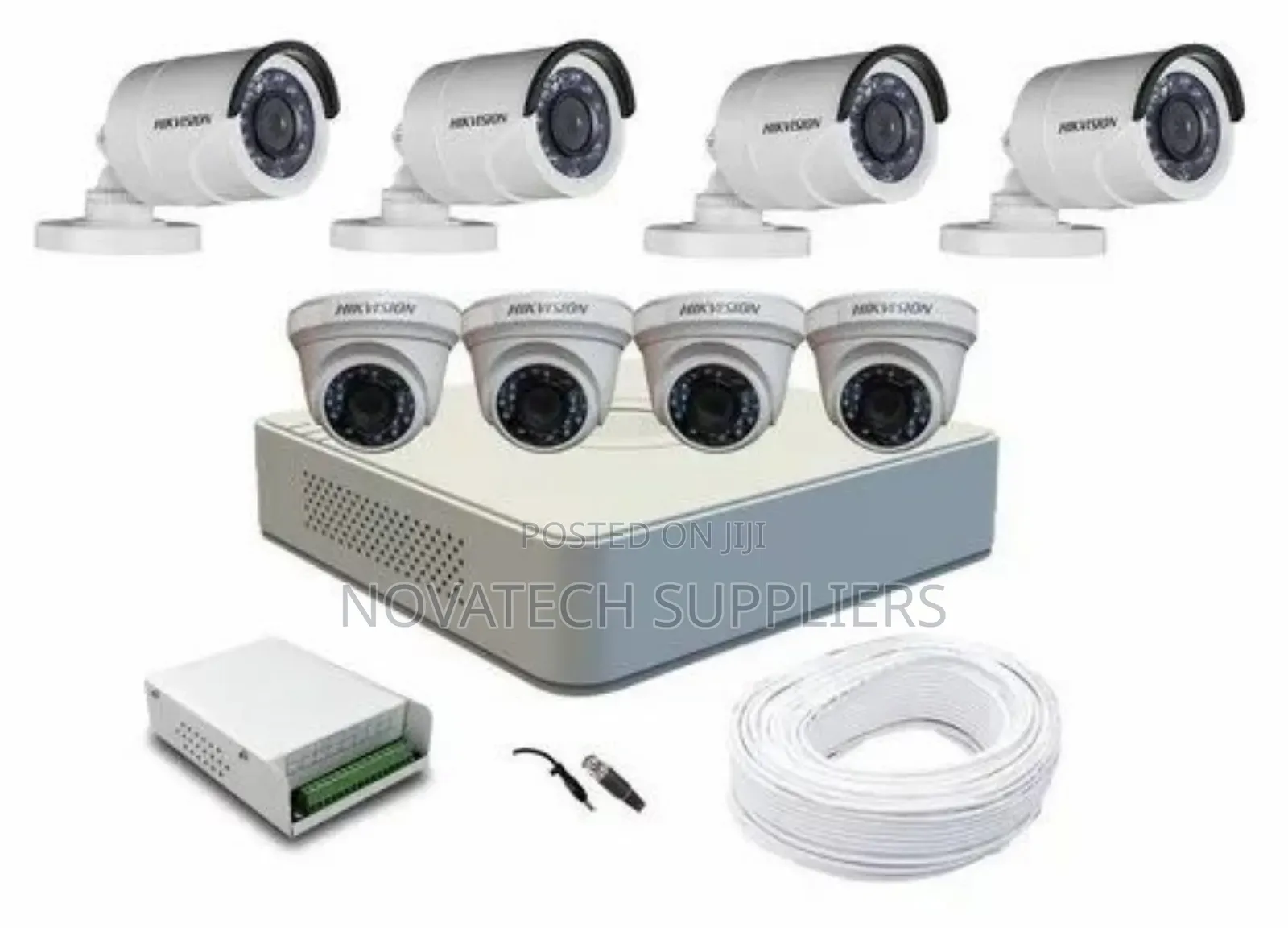 8 Channel Hik Vision CCTV Camera System Kit Yuko