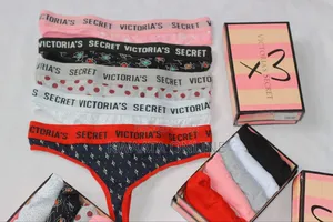 5 Pieces Victoria Secret Sexy Shine Strap Lace Thong Panty