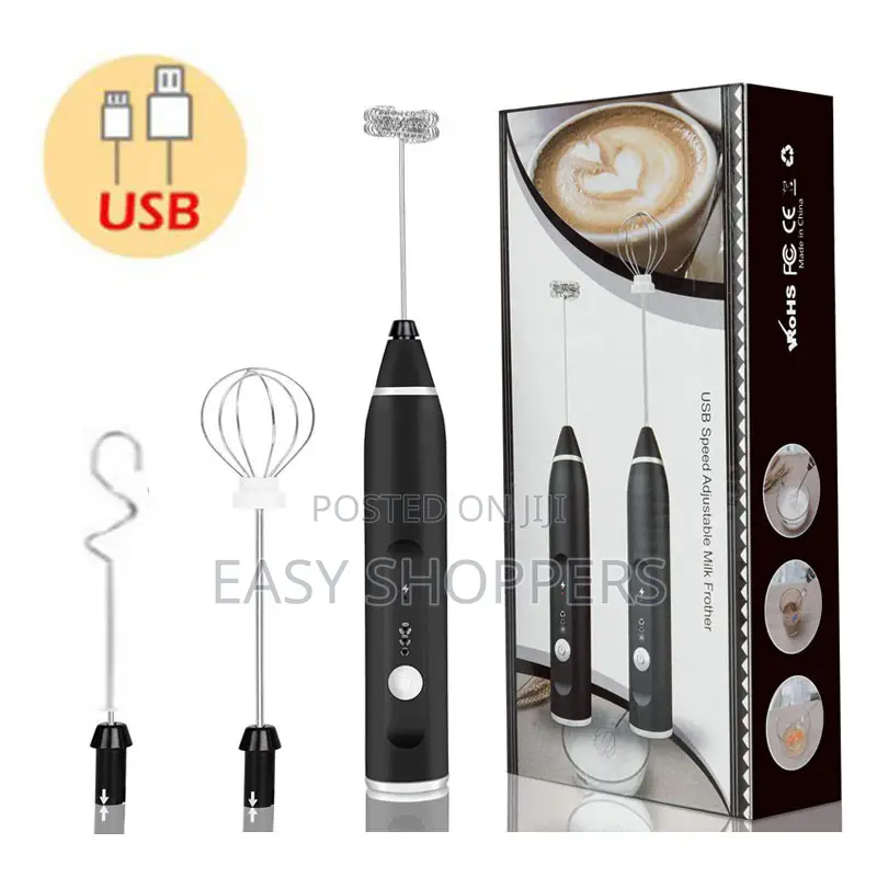 Usb Rechargeable Milk Frother Handheld Electric Foam Maker