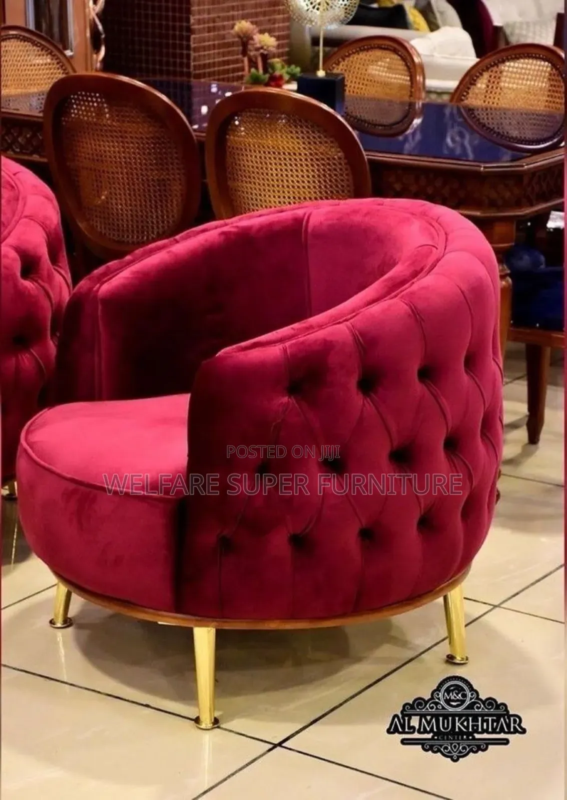 Single Seater Chesterfield in Different Colours
