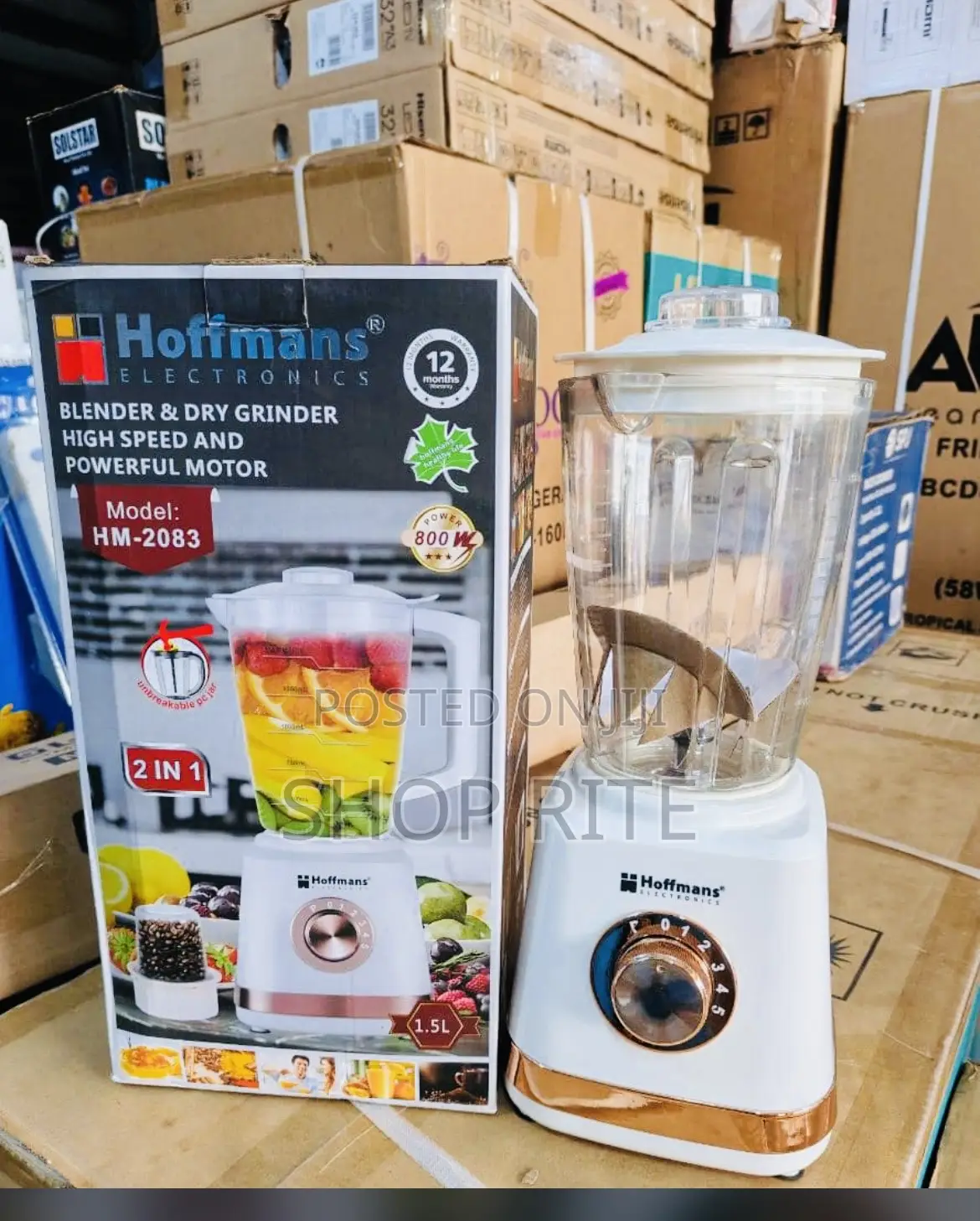 Hoffmans 2 in 1 Auto Blender