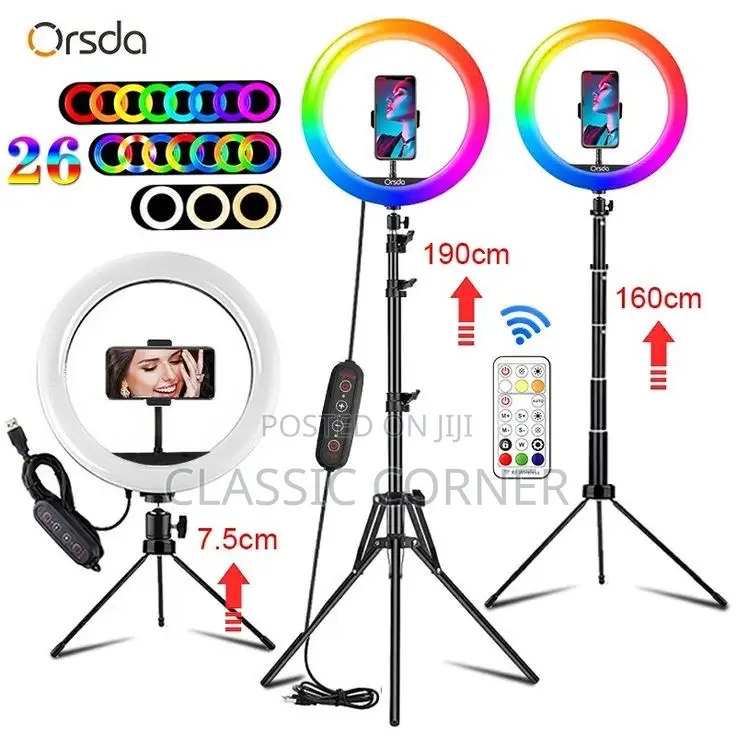 Rgb Led Soft Ring Light