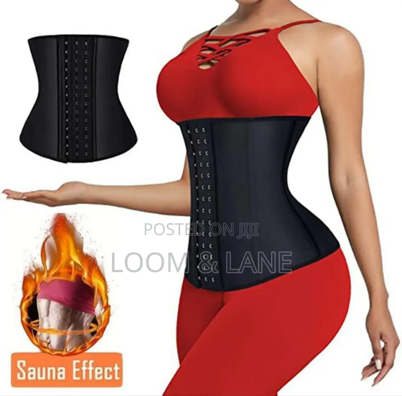 Extreme Waist Trainer 3 Hook Black