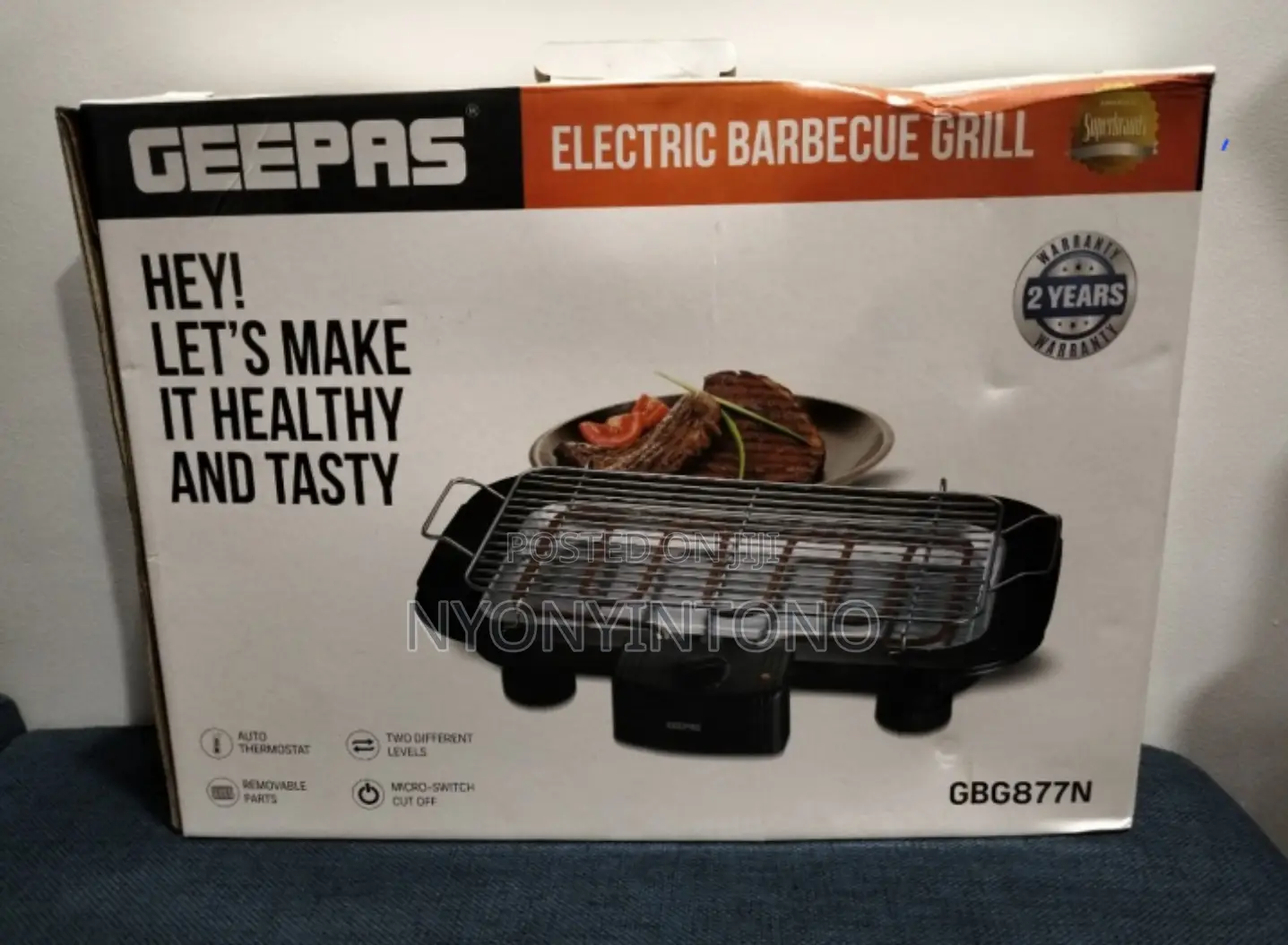 Geepass GBG-877top-Quality Anti-Rust Barbecue Grill
