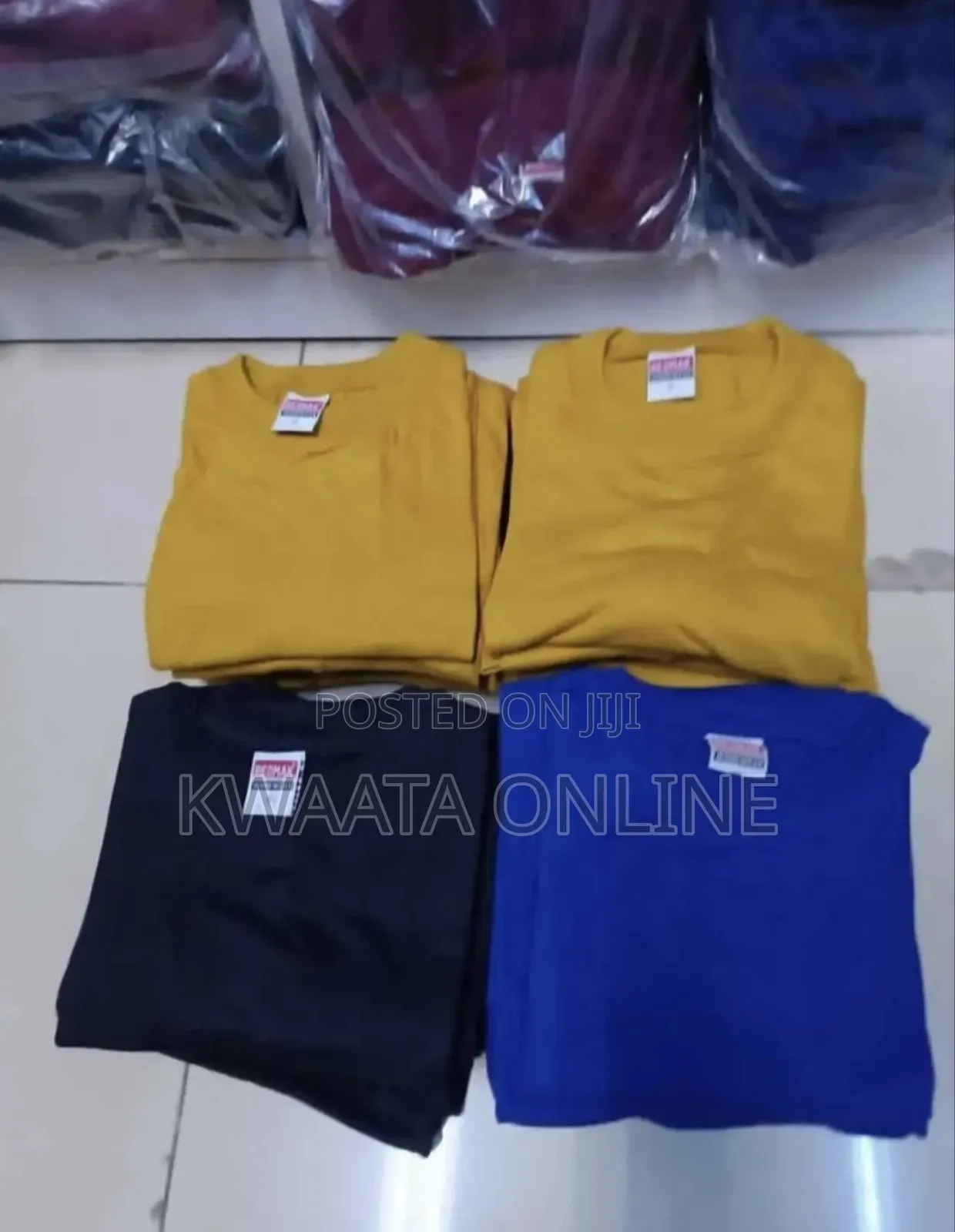 Round Neck High Grade Quality T-Shirts -All Colors