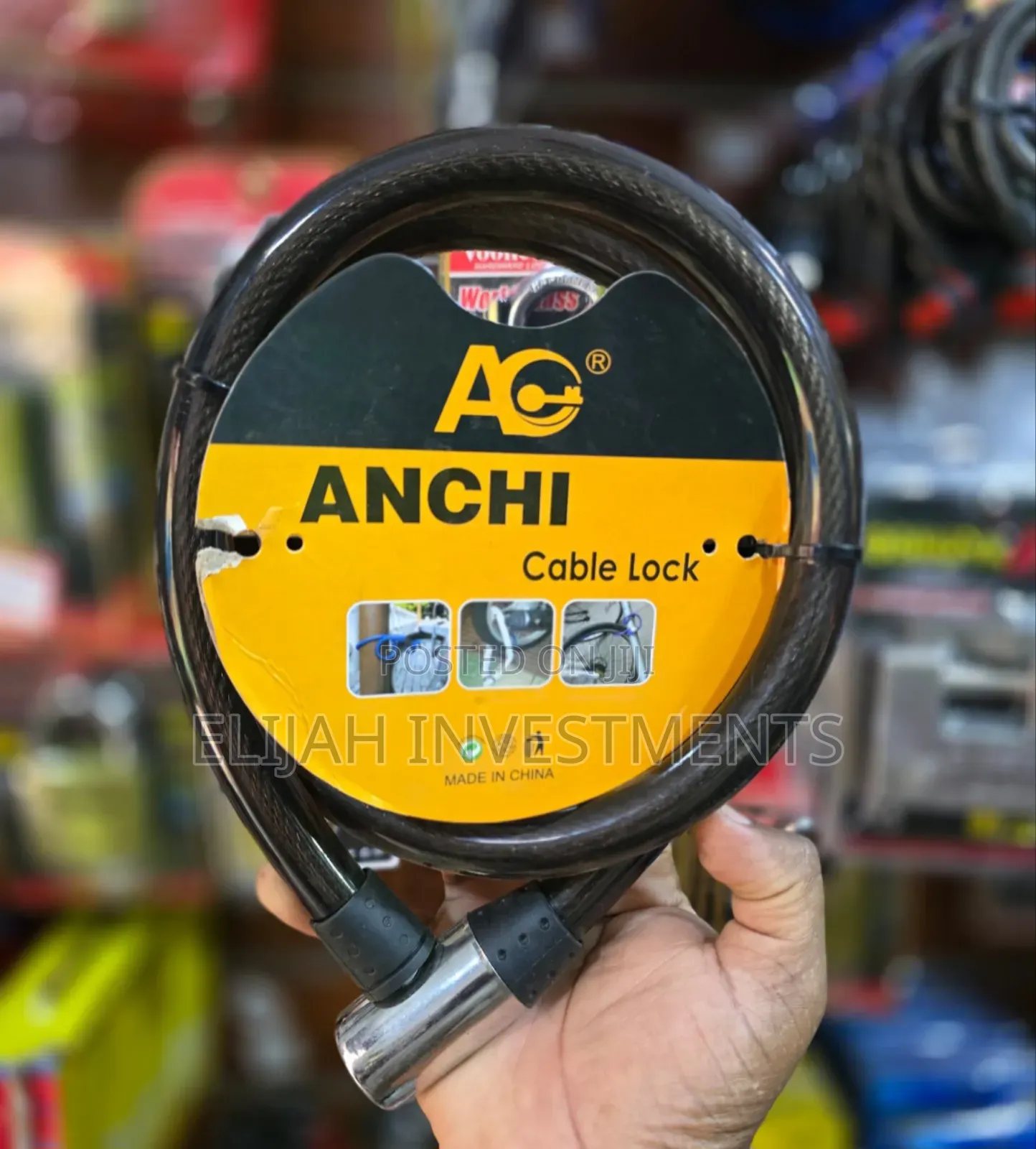 Anchi Heavy Duty Thick Cable Lock