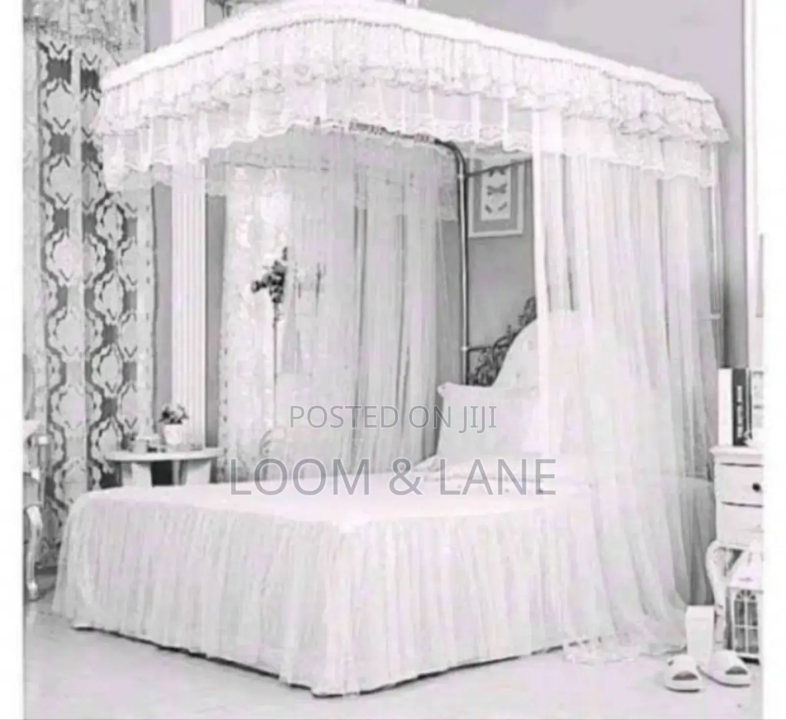 6 by 6 Two Stand Rail Mosquito Net