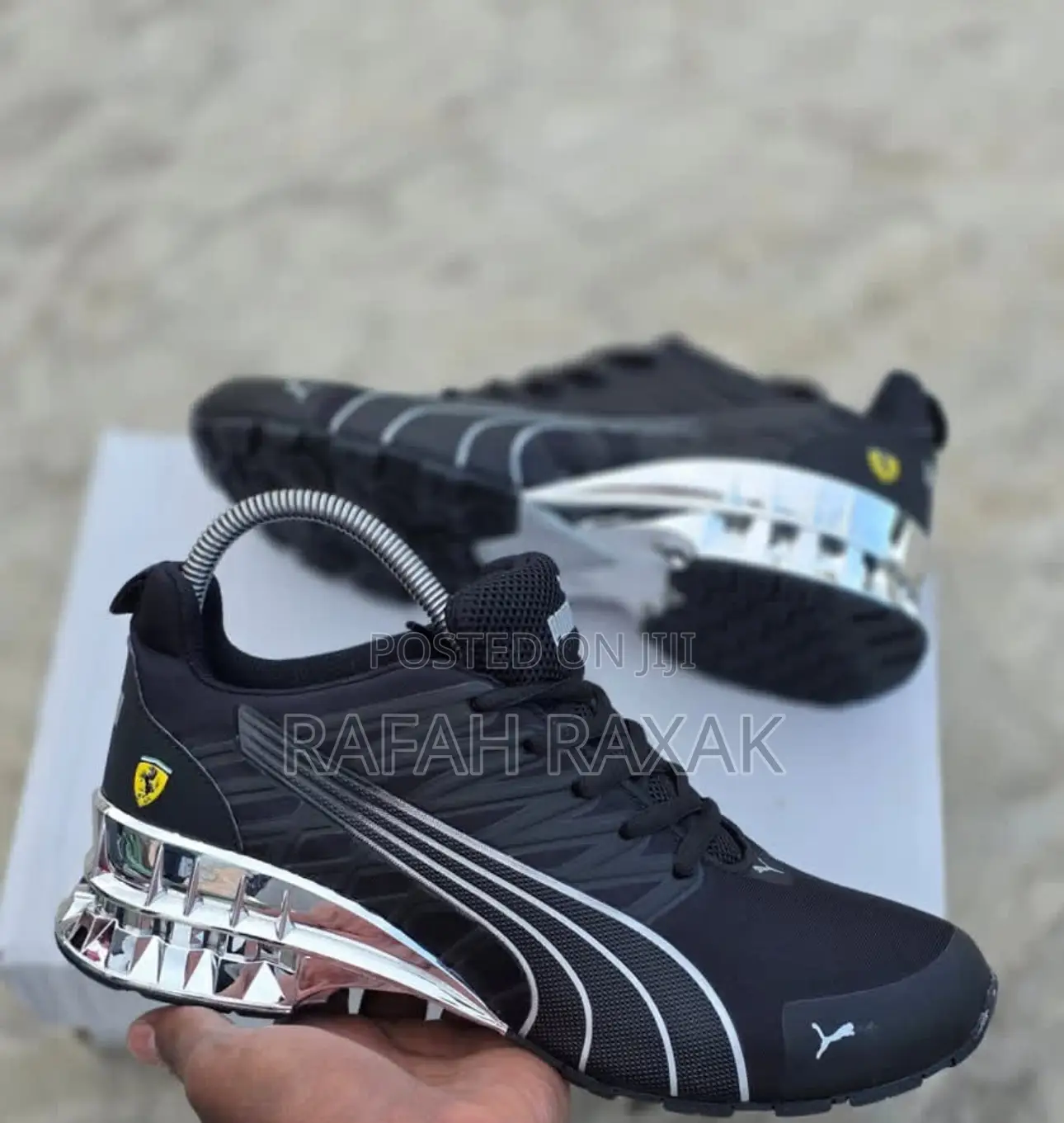 Original Men’S Black Puma Ferrari Luxury Sneakers
