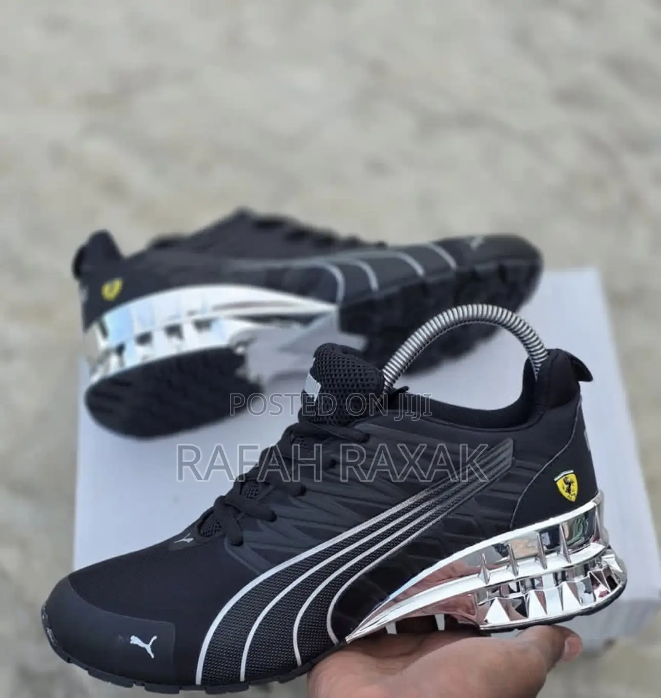 Original Men’S Black Puma Ferrari Luxury Sneakers