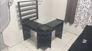 Manicure Table With A Nail Polish Shelf.