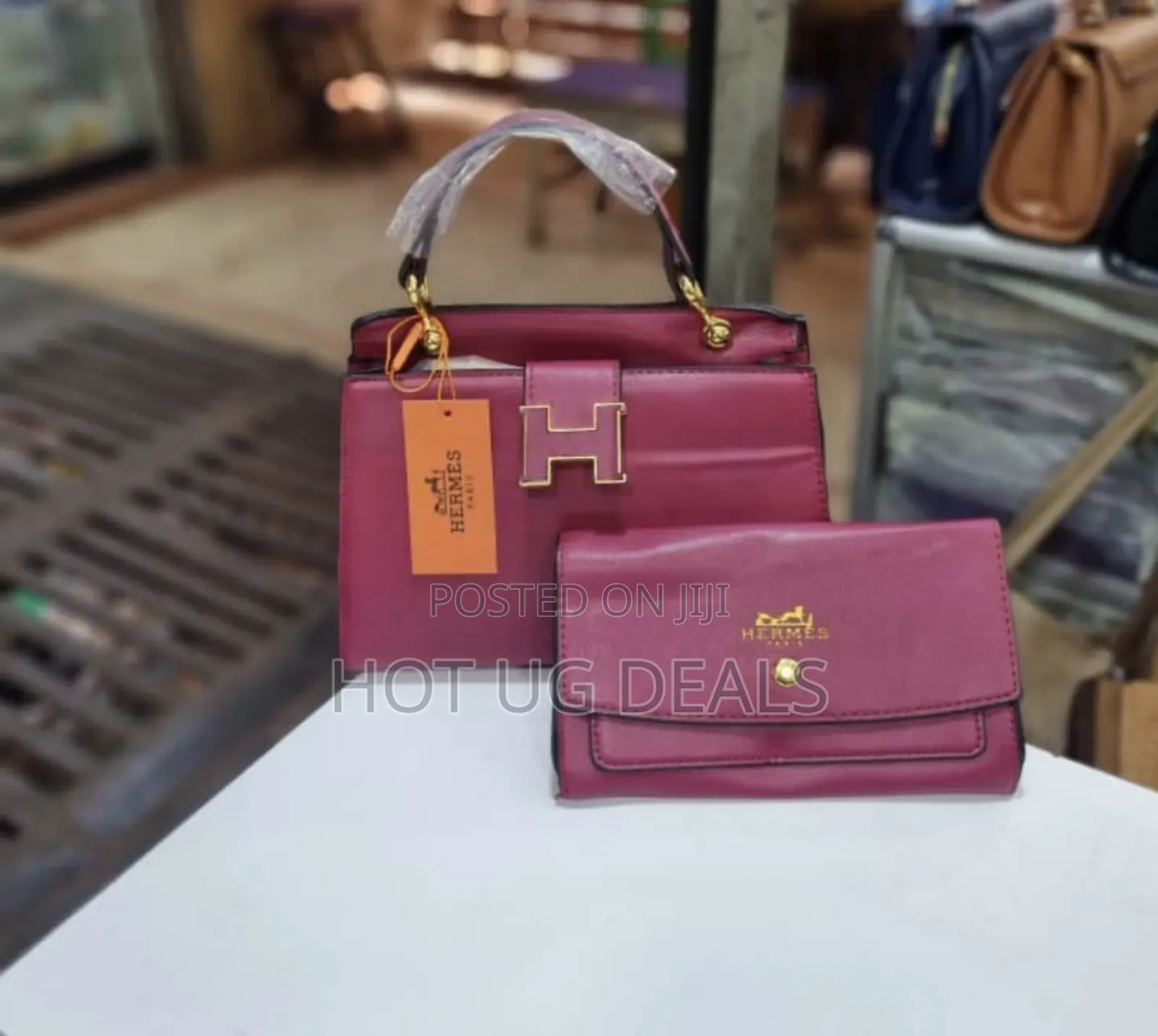 2pcs Ladies Classic Handbag - Colour May Vary
