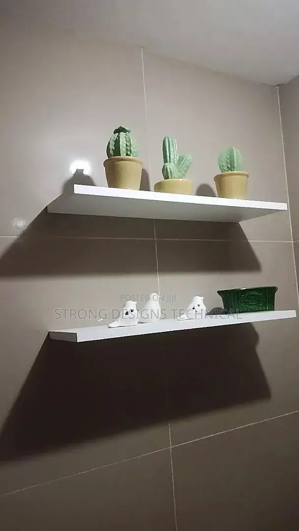 A Kit of 3 Floating Shelves for Homes/ Nail Salons/Boutiques