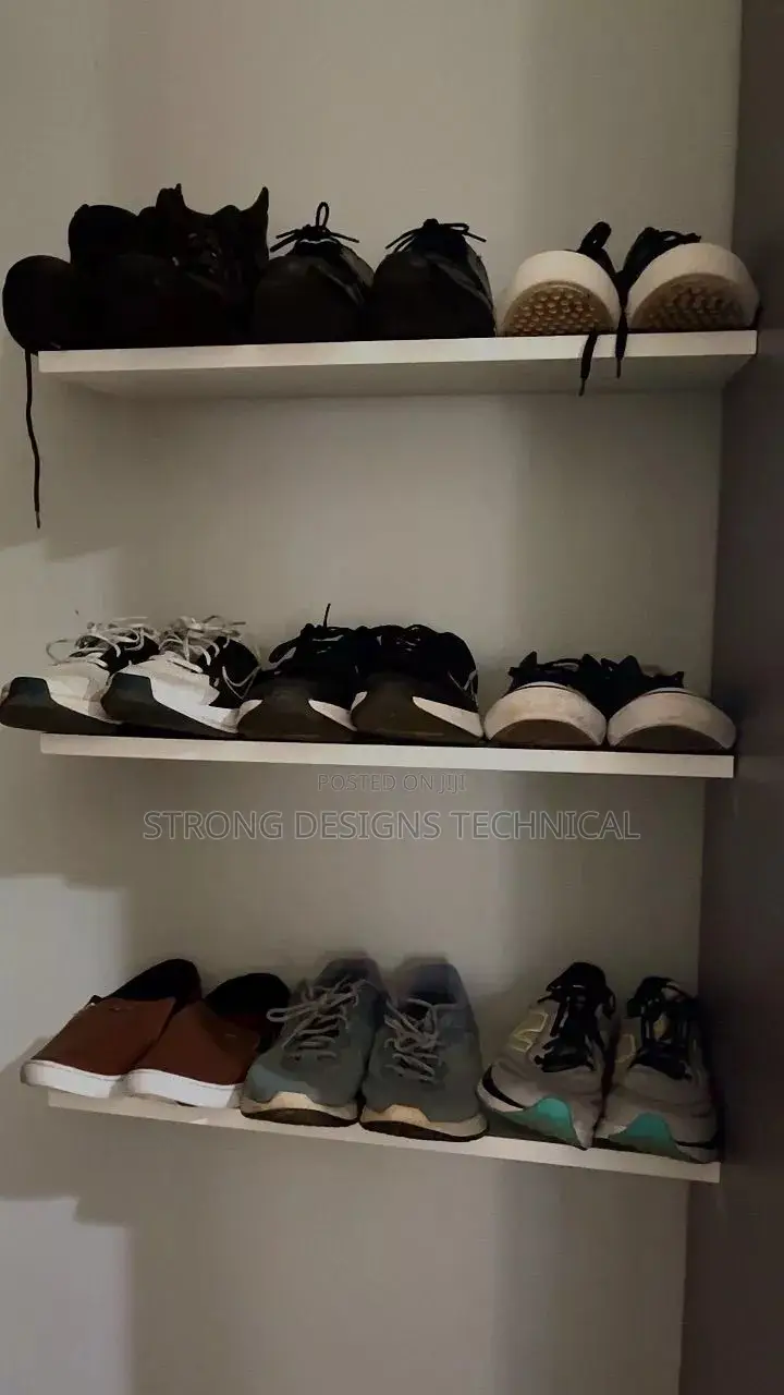 A Kit of 3 Floating Shelves for Homes/ Nail Salons/Boutiques