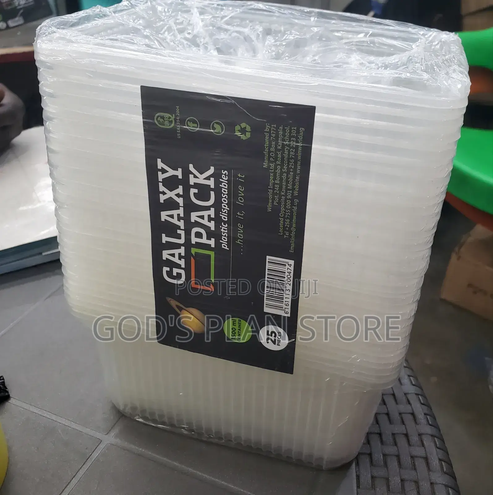 Packaging Disposable Containers Carton 200pcs
