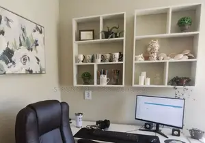 A Pair of 2 Wall Bookshelves/ Perfume Shelves