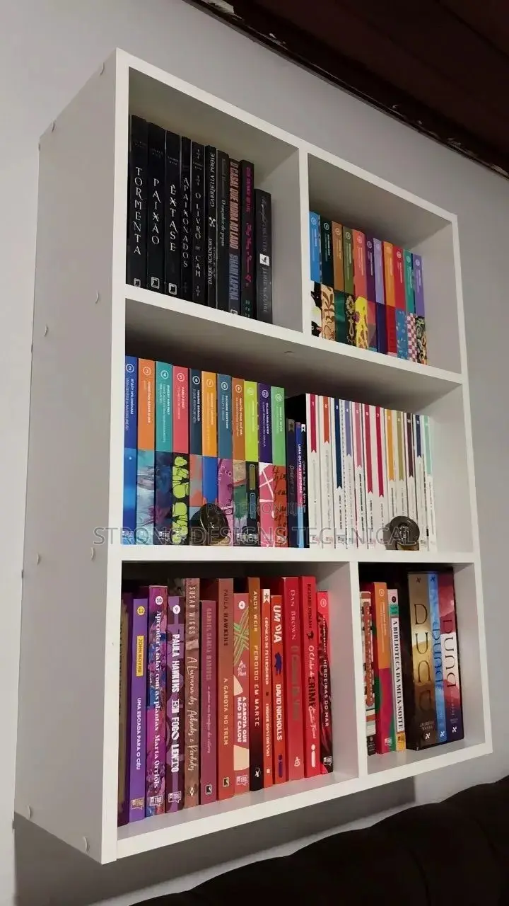 A Pair of 2 Wall Bookshelves/ Perfume Shelves
