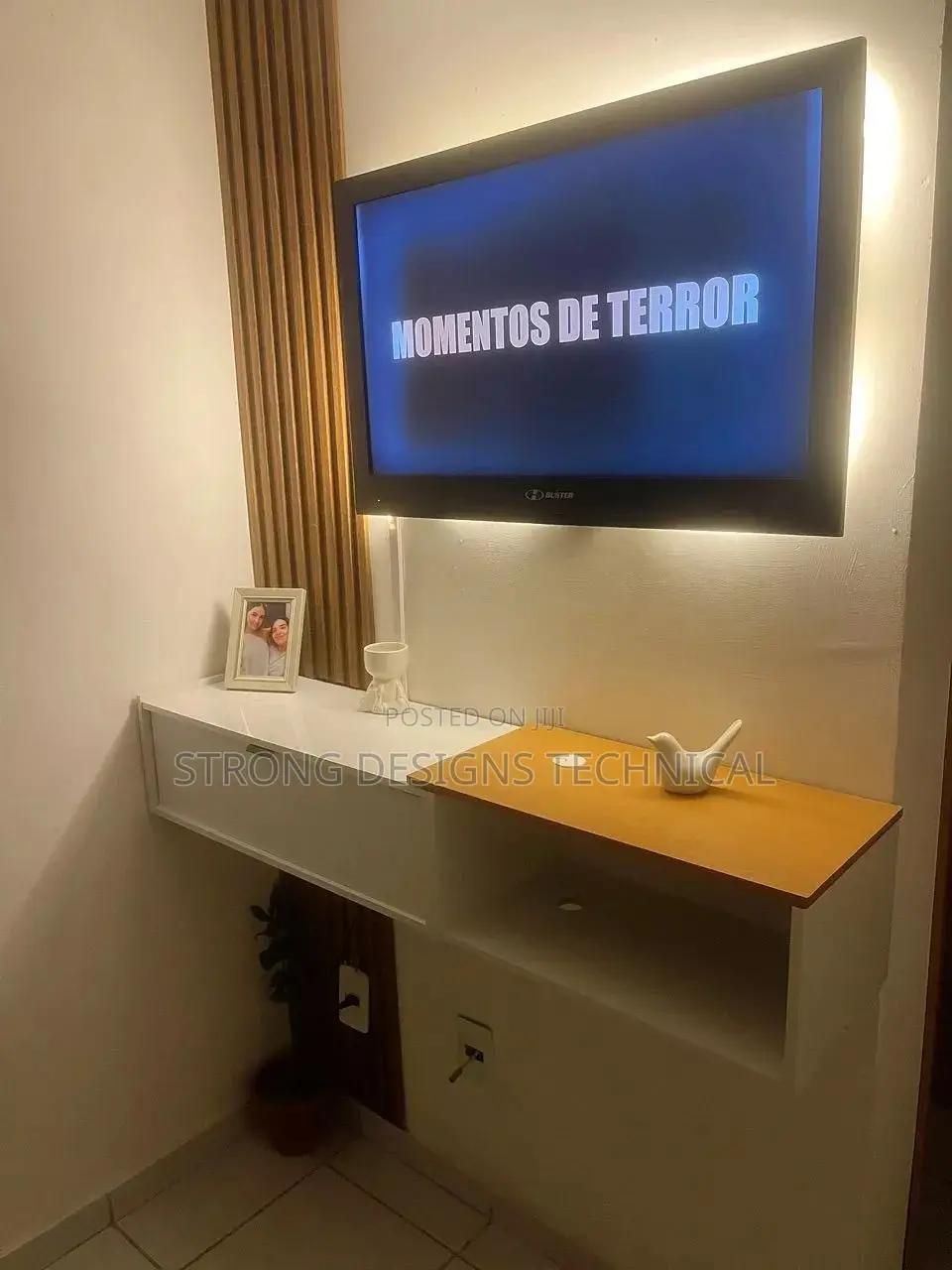 4ft Floating Tv Stand - Wall Unit.