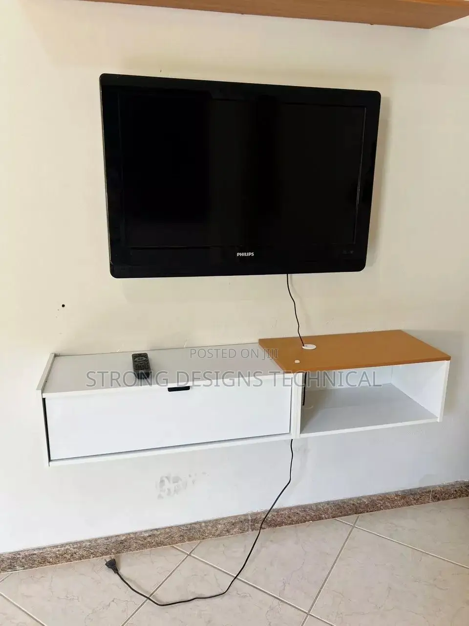 4ft Floating Tv Stand - Wall Unit.
