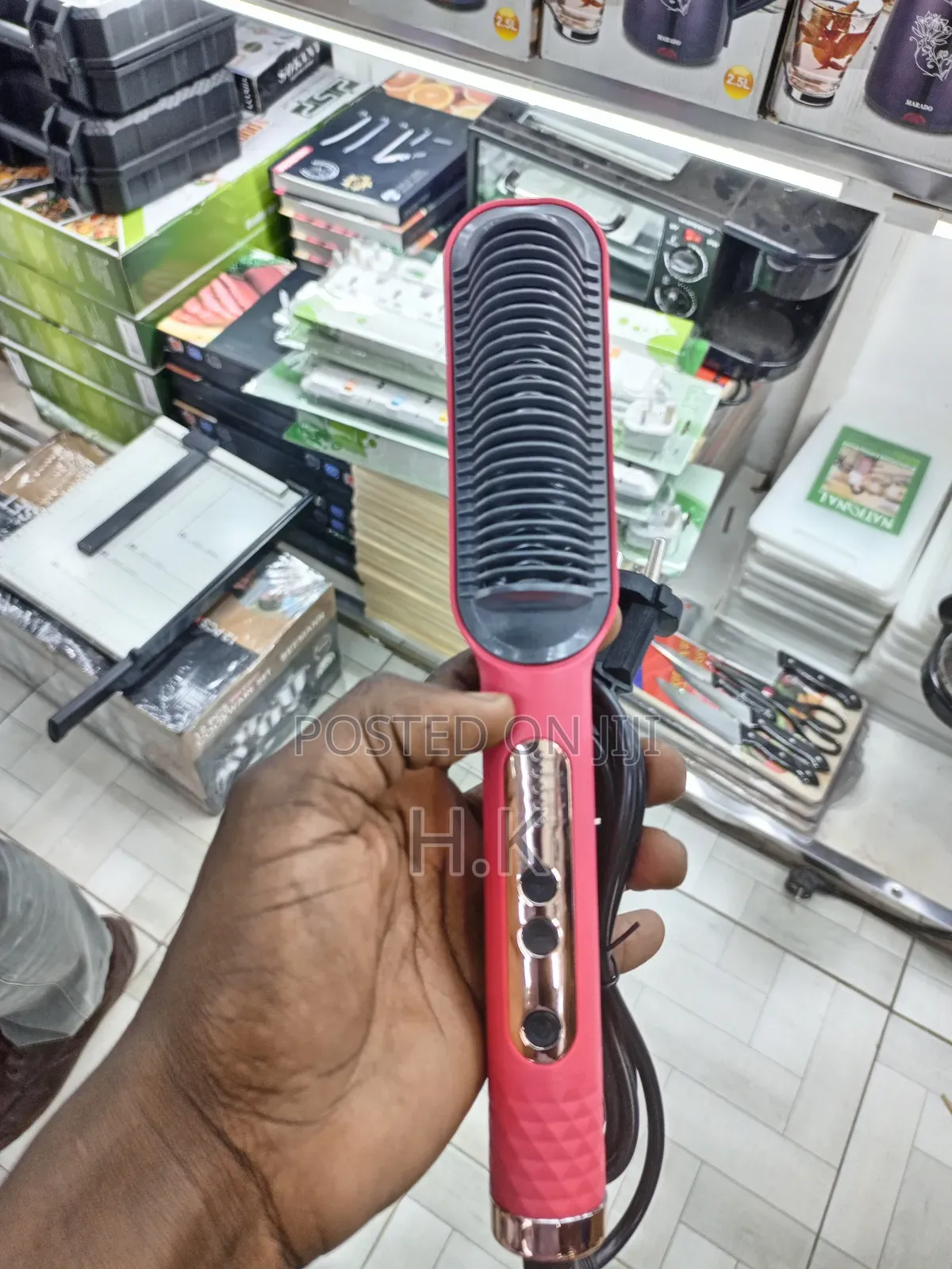 Raf Hair Straightener Brush.