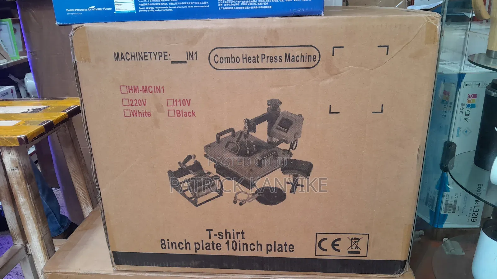 New Heatpress Machines 5 In1