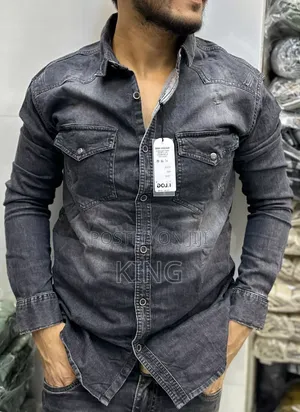 Scott Denim Shirt. Jean Shirt