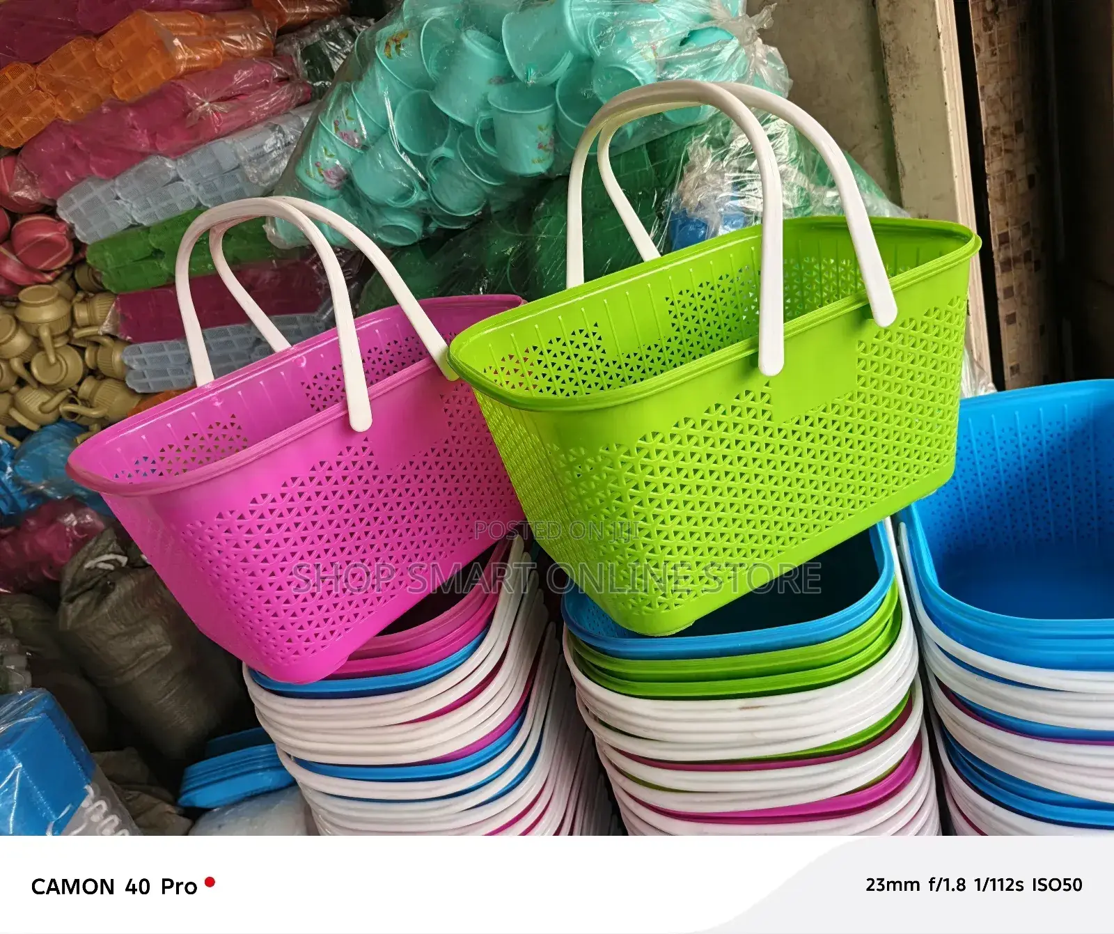 Shopping Plastic Baskets