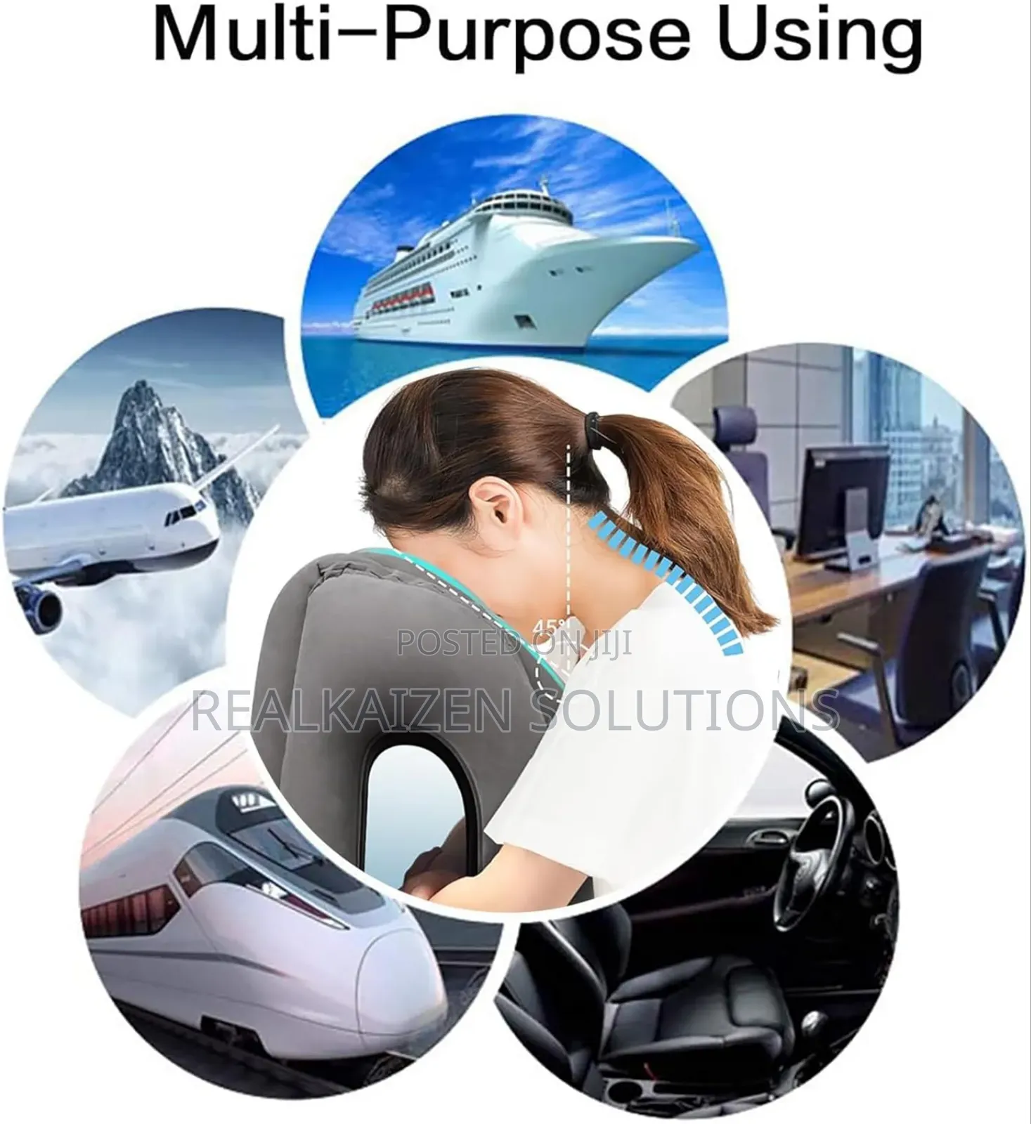 Inflatable Travel Pillow| Neck Pillow| Slumber Pod