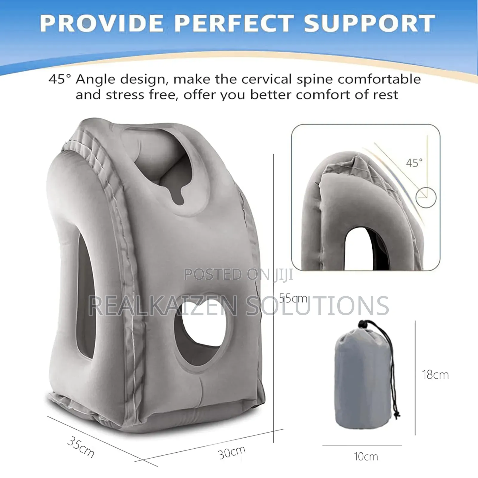 Inflatable Travel Pillow| Neck Pillow| Slumber Pod