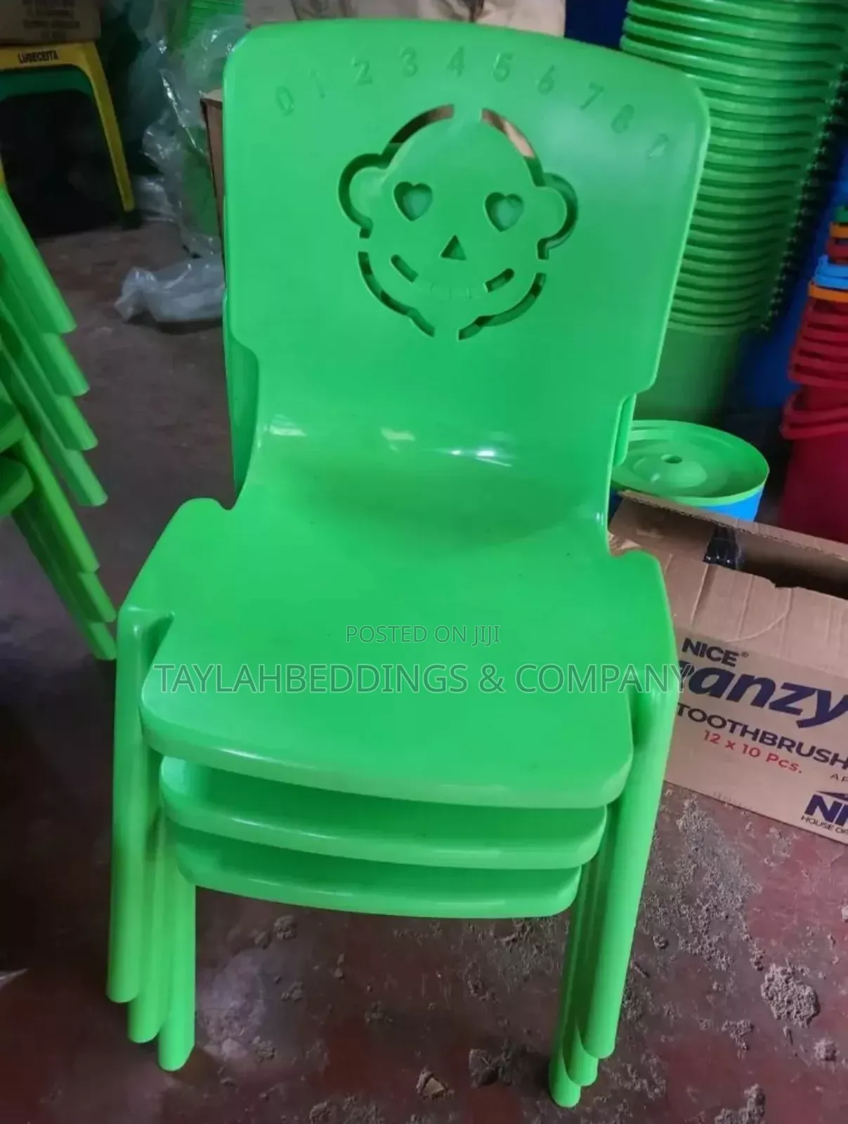 Baby Plastic Chair - Green