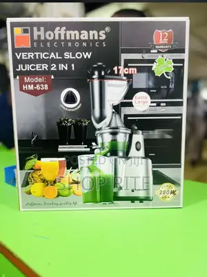 Hoffmans Vertical Slow Juicer 2in1