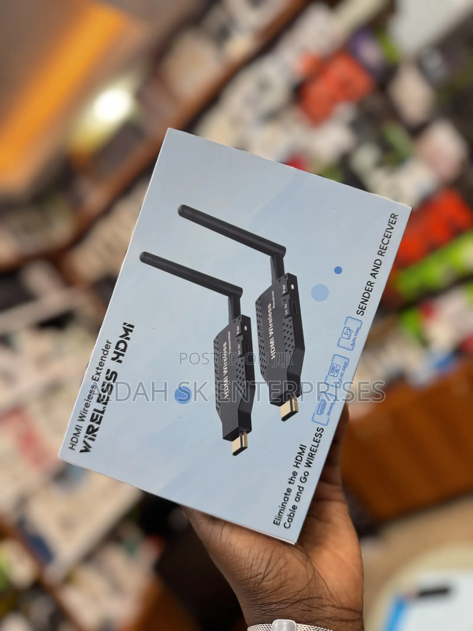 50m Wireless Hdmi Extender Video Transmitter 1 Pc to 4 Tv