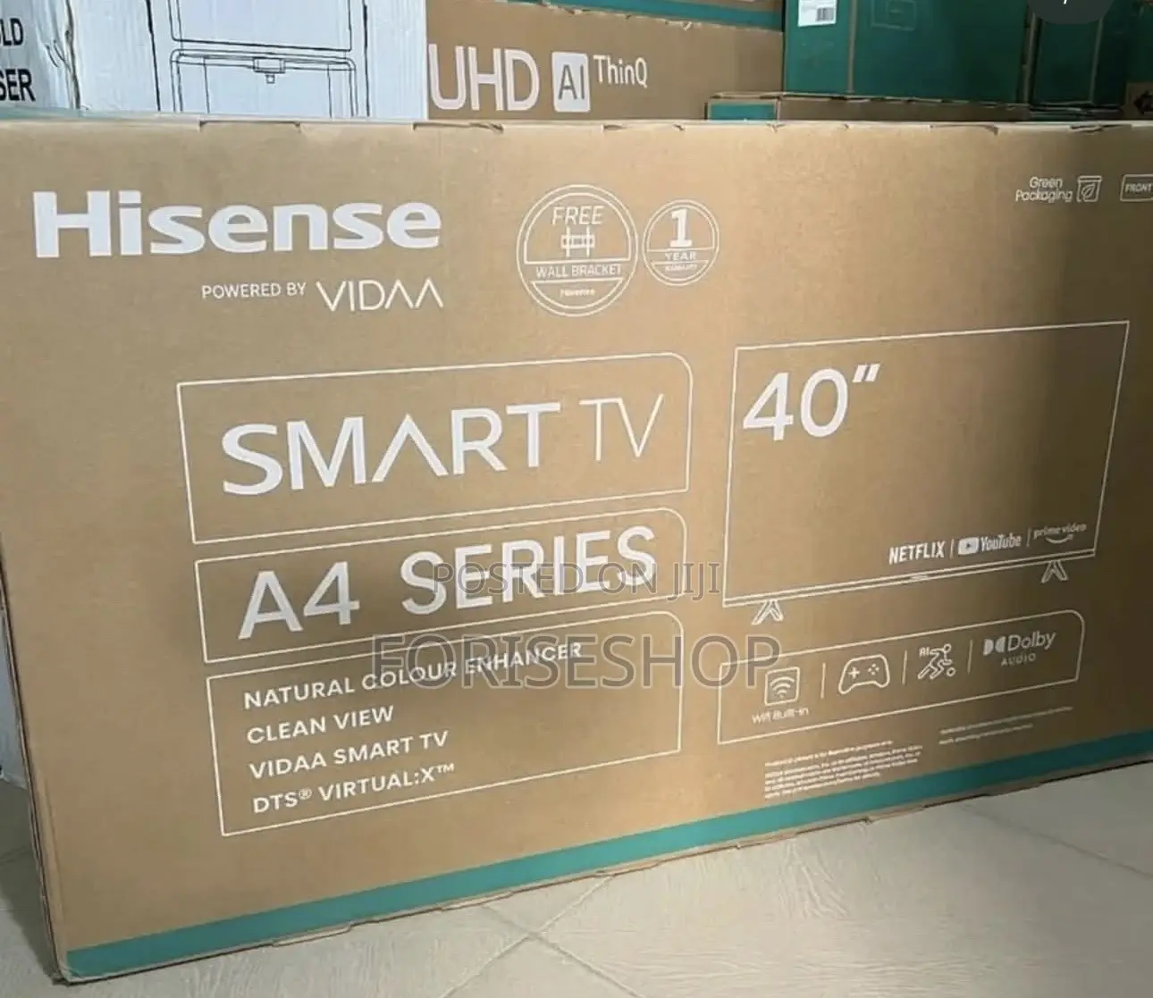 40inch Hisense Smart Tv New