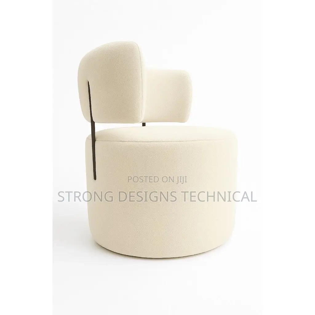Round Client’S Chair for Nail Salons/ Reception/ Boutiques