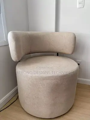 Round Client’S Chair for Nail Salons/ Reception/ Boutiques