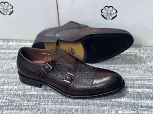 Classic Men Mat Designed Leather Monk Strap Gentles in Stock
