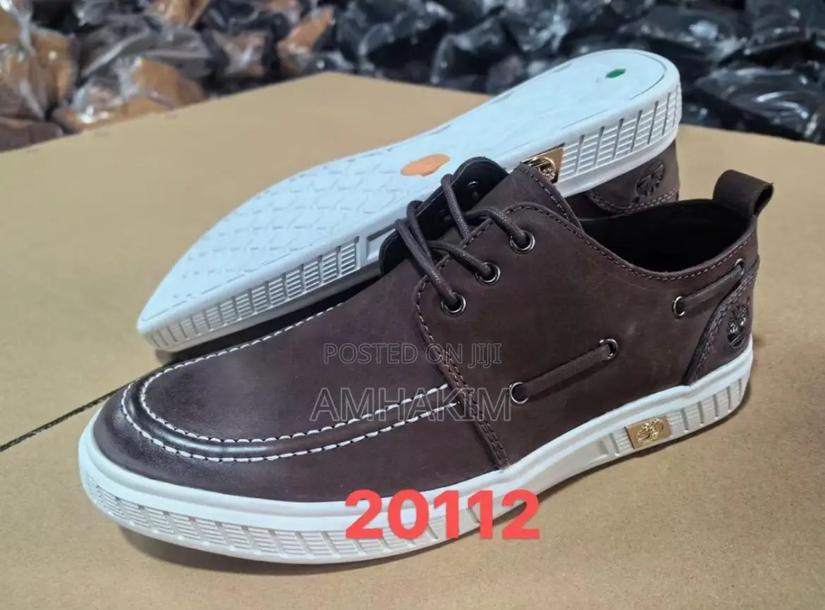 Classic Timberland Casual Leather Laced Sneakers in Stock